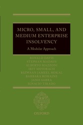 Micro, Small, and Medium Enterprise Insolvency - A Modular Approach